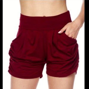 Harem Short - Burgundy - Large/XL